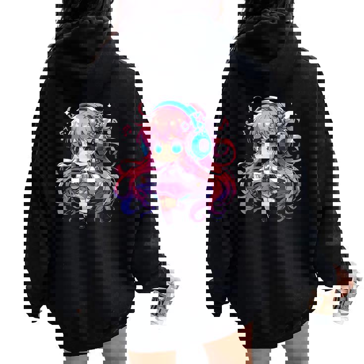 かわいい ちびアニメ 女の子 アニメ グッズ かわいい 日本の漫画ファン レディース オーバーサイズ パーカー バックプリント