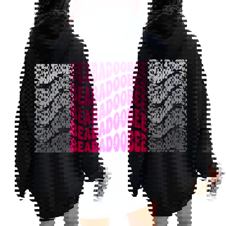 レトロ Beabadoobee 名前 パーソナライズ Beabadoobee レディース オーバーサイズ パーカー バックプリント