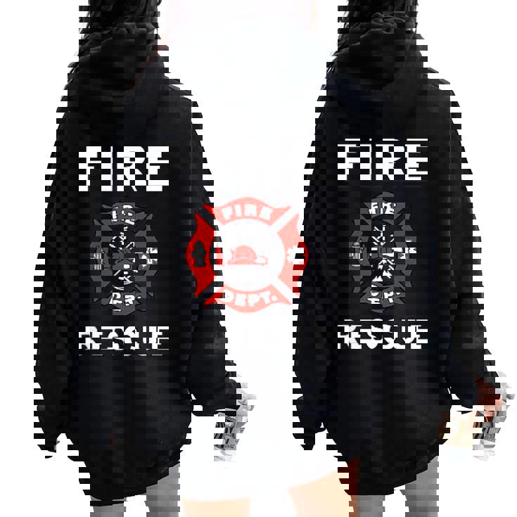 消防士 消防士 キッズ ユース 大人 男の子 女の子 レディース オーバーサイズ パーカー バックプリント