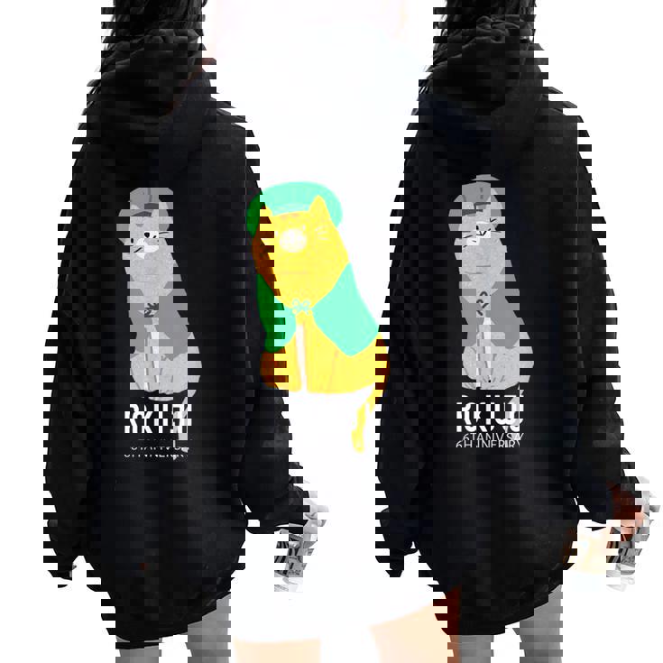 緑寿祝い 猫好き ちゃんちゃんこ 父 男性 母 女性 緑寿 お祝い 66歳 かわいい ねこ おしゃれ 猫 レディース オーバーサイズ パーカー バックプリント