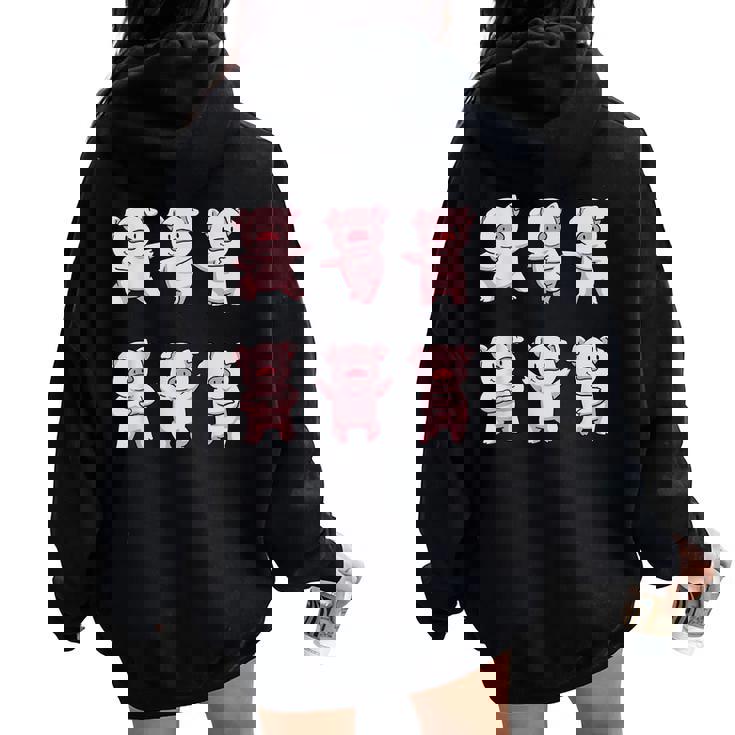 豚愛好家のための豚の贈り物女性豚シャツ女性男性子供豚 レディース オーバーサイズ パーカー バックプリント