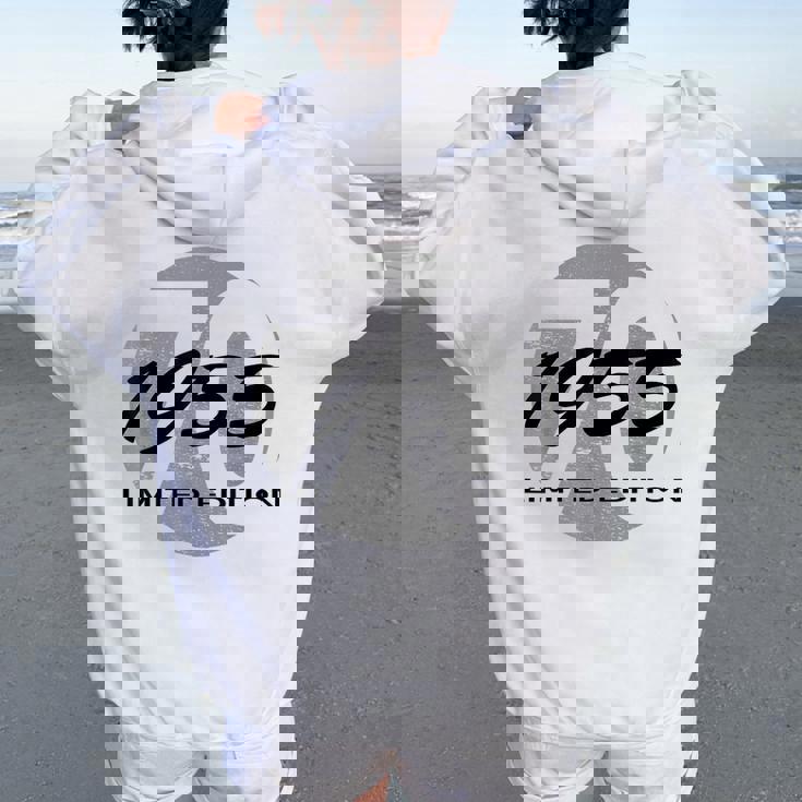 70歳の誕生日 男性 女性 70歳 1955年生まれ レディース オーバーサイズ パーカー バックプリント