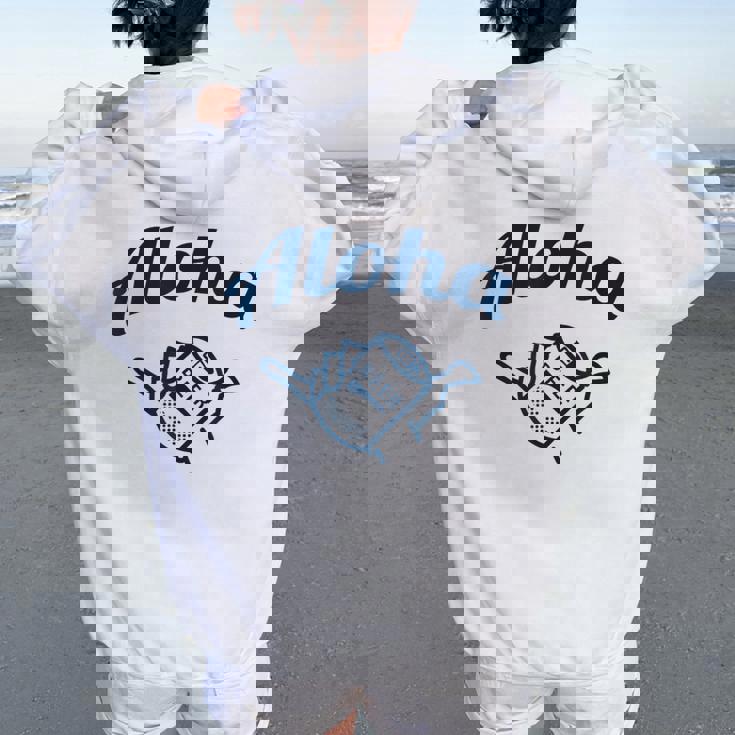 Aloha Beer レディース オーバーサイズ パーカー バックプリント