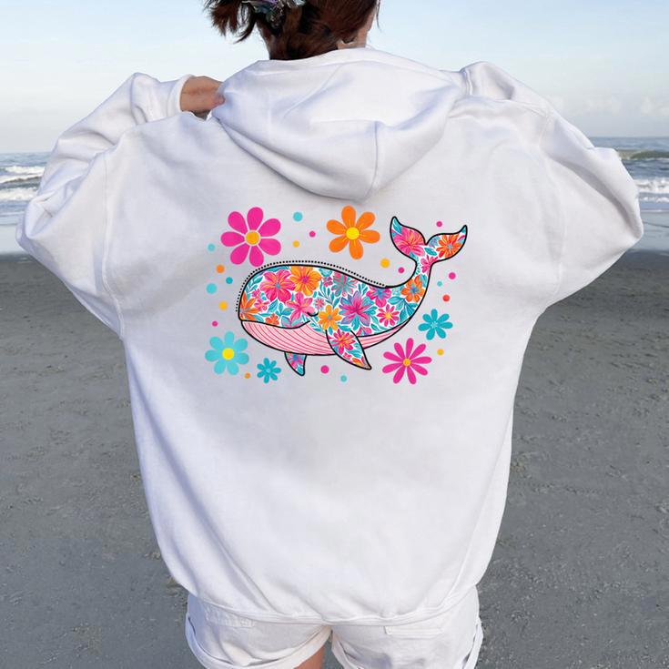 Sweat à Capuche Femme Imprimé Floral Avec Slogan - Décontracté Et Confortable - Pour Loisirs Et Vacances