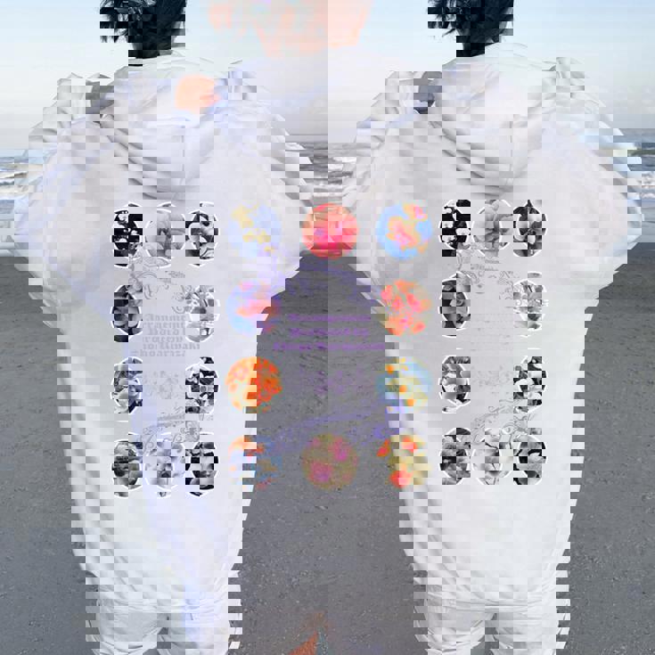 Beauty Flower（10） 長袖tシャツ レディース オーバーサイズ パーカー バックプリント