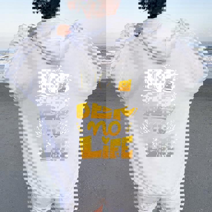 Beer Lover ビールが好きすぎる No Beer No Life 長袖tシャツ レディース オーバーサイズ パーカー バックプリント