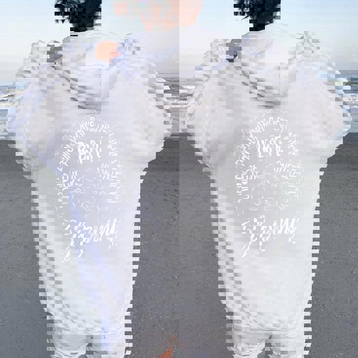 Black Mommy Mothers-Day Afro Hair Melanin Pride Mama Mom Women Oversized Hoodie Back Print