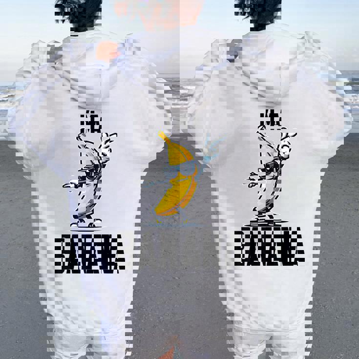 I'm A Banana シャツ かわいい 面白い バナナ コスチューム メンズ レディース キッズ レディース オーバーサイズ パーカー バックプリント