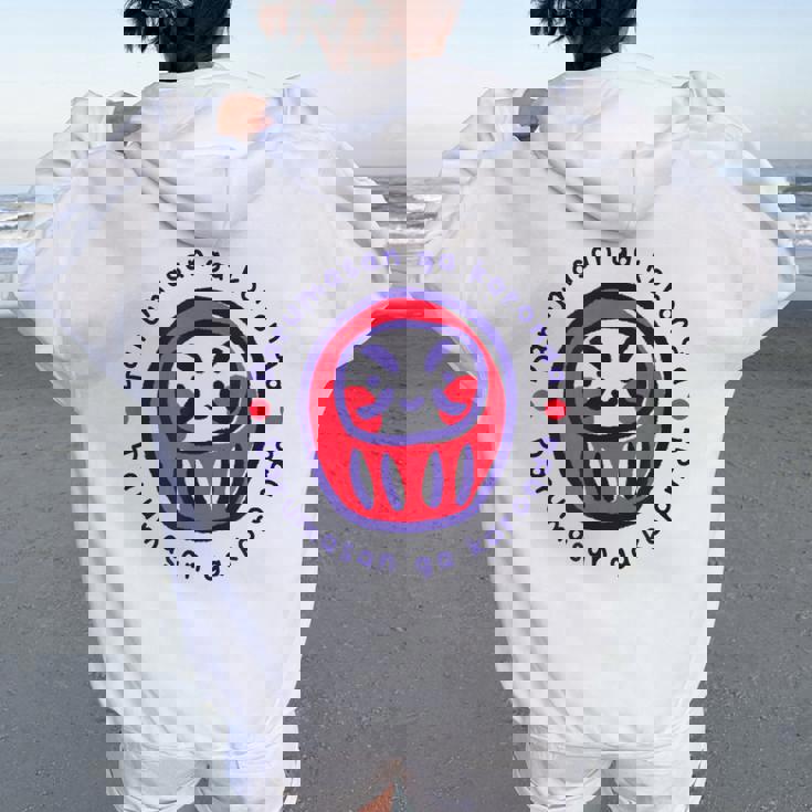 だるま 達磨 だるまさんがころんだ お正月 新年 かわいい おもしろ おしゃれ 男性 女性 キッズ レディース オーバーサイズ パーカー バックプリント