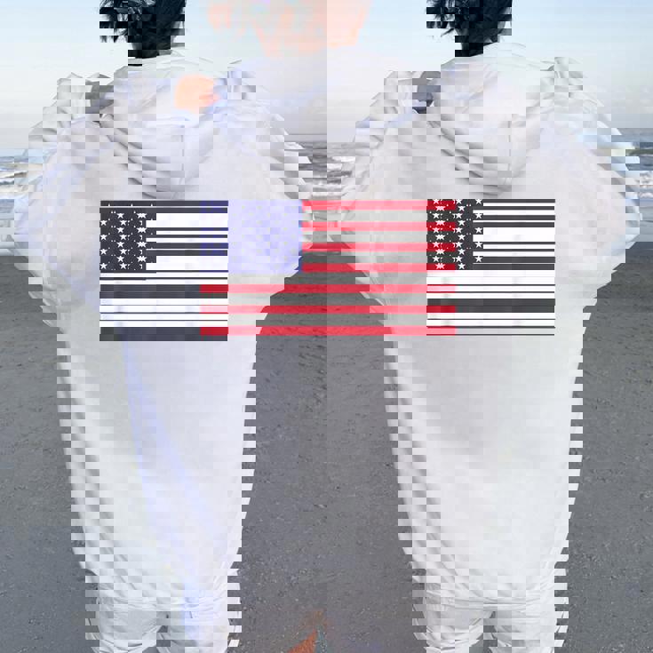 アメリカの国旗 アメリカの愛国心 アメリカの男性 女性 子供 アメリカの国旗 レディース オーバーサイズ パーカー バックプリント