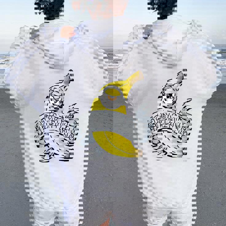 ミニオン Bad To The Banana レディース オーバーサイズ パーカー バックプリント