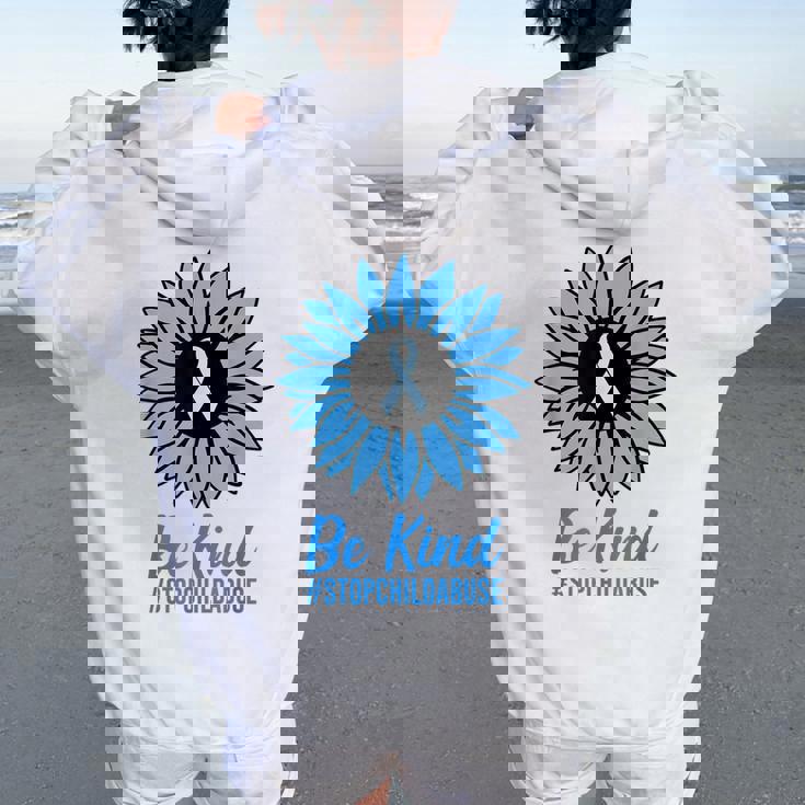 児童虐待防止 2025 Be Kind メンズ レディース キッズ レディース オーバーサイズ パーカー バックプリント