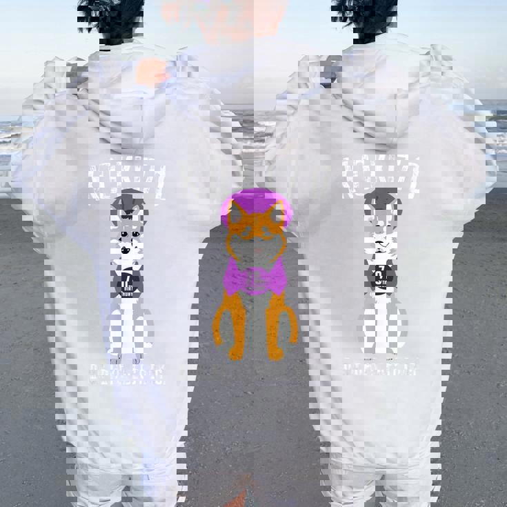 古希祝い 犬 柴犬 ちゃんちゃんこ 男性 女性 犬好き 70歳 Dog Days Best Days レディース オーバーサイズ パーカー バックプリント