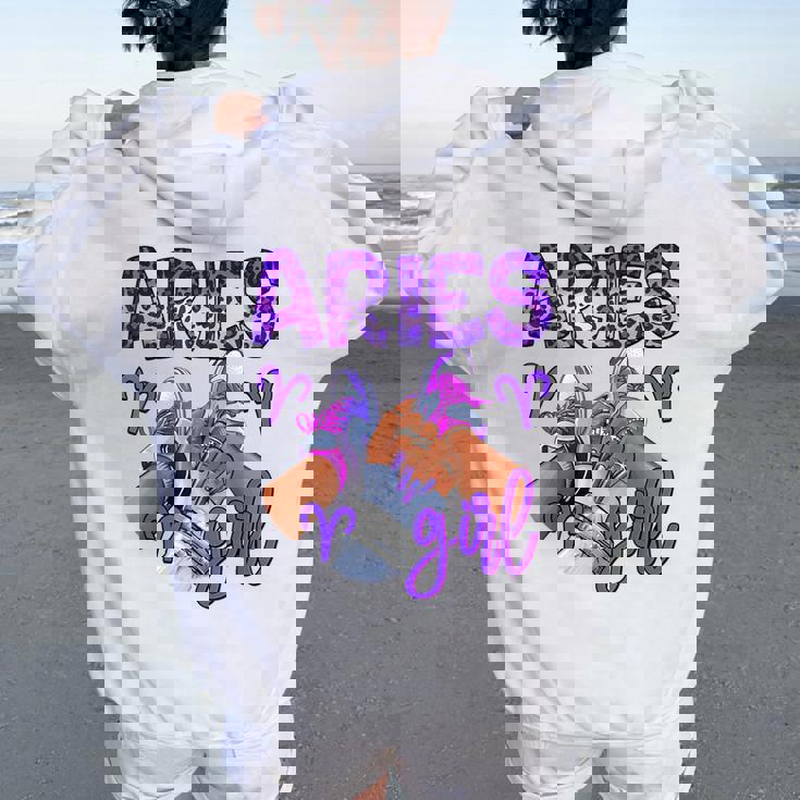 牡羊座 女の子 誕生日 星座 スニーカー ネイル 誕生日 レディース オーバーサイズ パーカー バックプリント