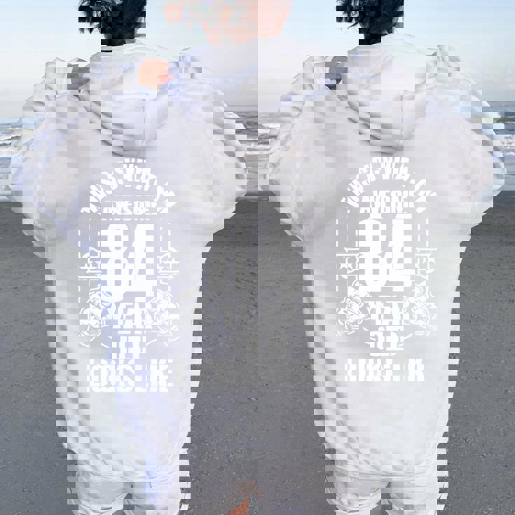 男性、女性、84歳の誕生日への84歳の誕生日プレゼント 長袖tシャツ レディース オーバーサイズ パーカー バックプリント