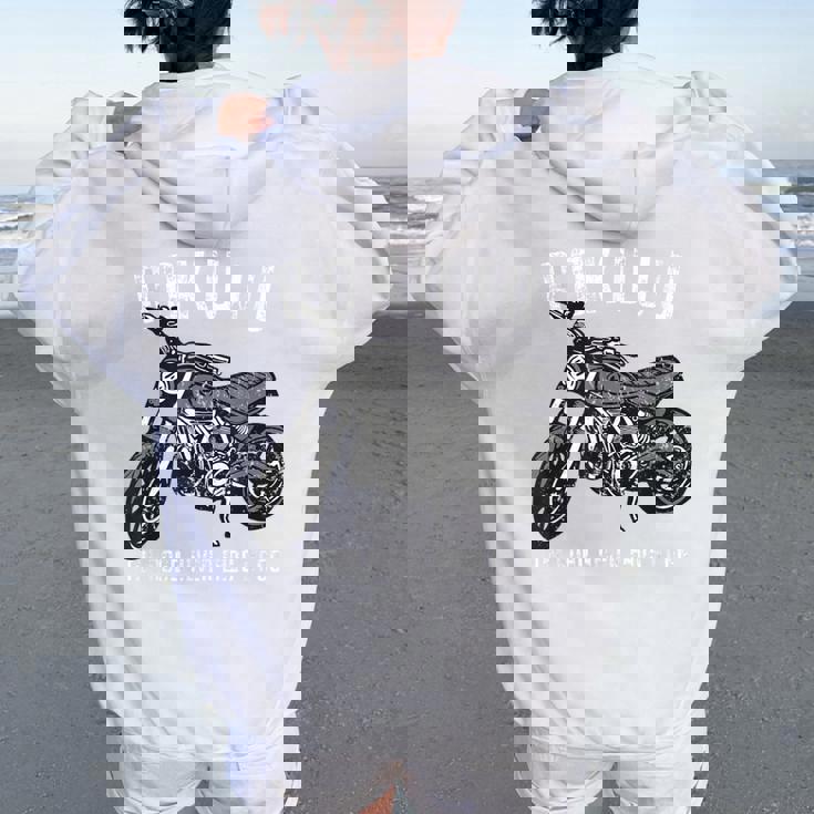 緑寿祝い バイク好き 車好き 父 男性 女性 クラシック 66歳 The Road Never Ends At 66 レディース オーバーサイズ パーカー バックプリント