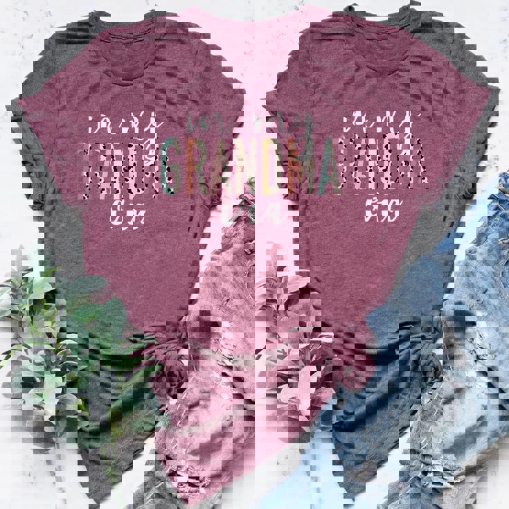 In My Grandma Era Leopard Letter Print Grandma Bella Canvas T-shirt In My Grandma Era Leopard Letter Print Grandma Bella Canvas T-shirt