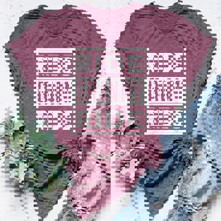 Ride Granny Ride Grandmas Rider Motorcycles Mother's Day Bella Canvas T-shirt Ride Granny Ride Grandmas Rider Motorcycles Mother's Day Bella Canvas T-shirt