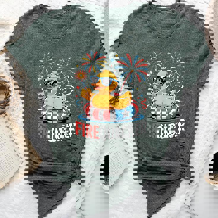 4Th Of July Duck Firequacker Patriotic Fourth Of July Bella Canvas T-shirt