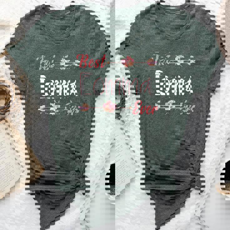 Best Eomma Ever Korean Mom Floral Mother’S Day Bella Canvas T-shirt