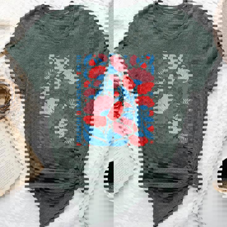 Boho Floral Freedom Democracy Truth Patriotic 4Th Of July Bella Canvas T-shirt