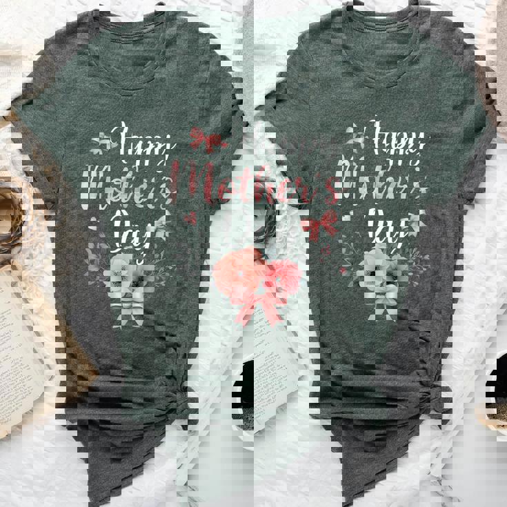 Floral Mommy Cute Happy Mother's Day For Mom Grandma Bella Canvas T-shirt