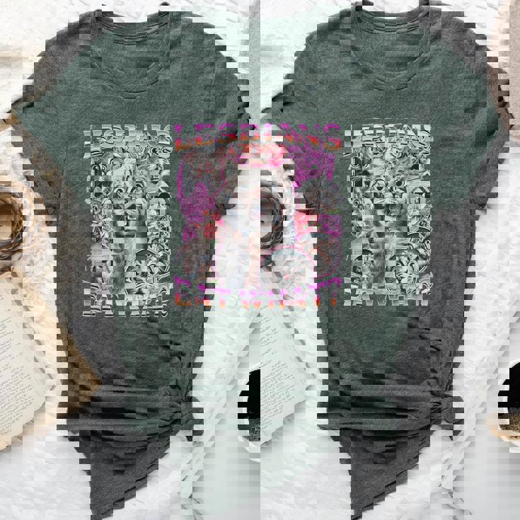 Gay Pride Lesbians Eat What Wlw Queer Lgbtq Cat Saying Women Bella Canvas T-shirt