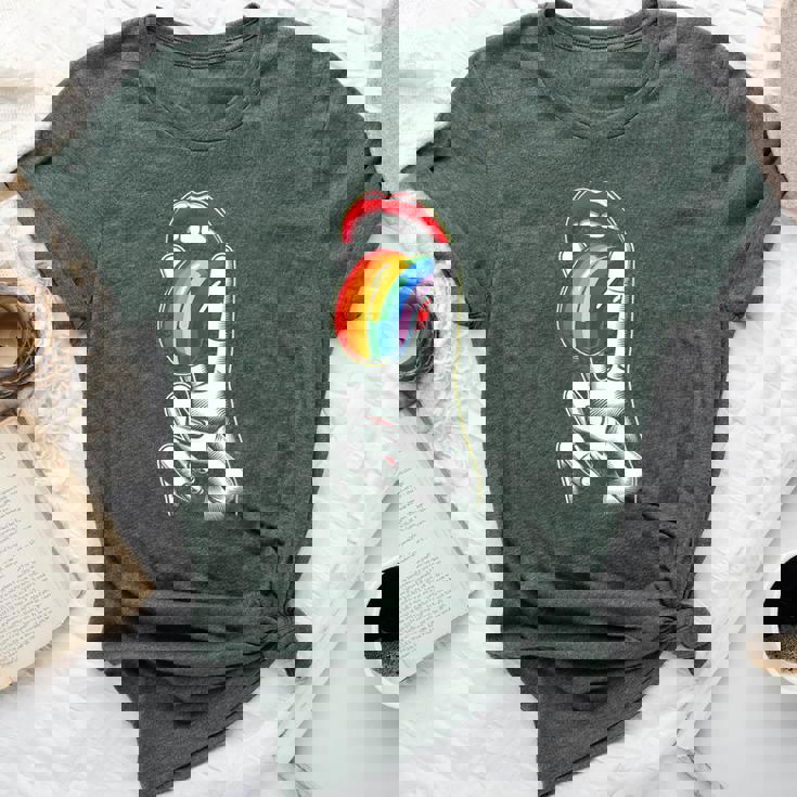 Masc Lesbian Stuff Tongue Rainbow Gay Pride Ally Lgbtq Adult Bella Canvas T-shirt