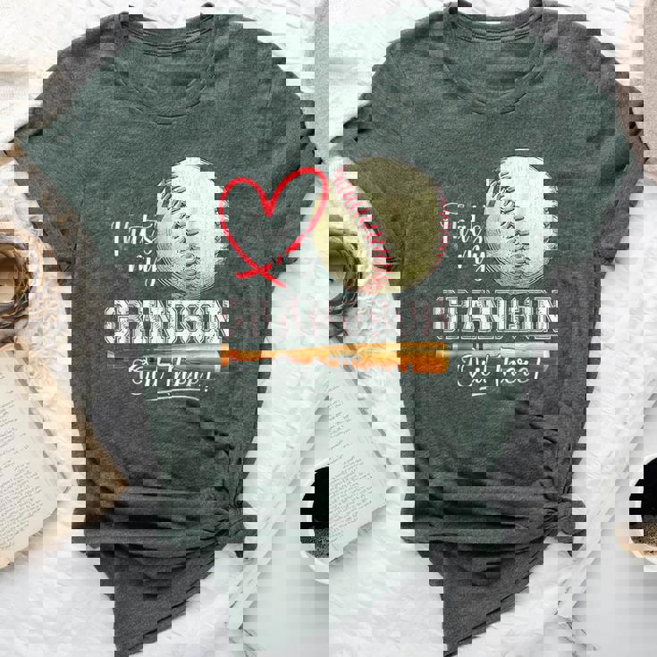 That's My Grandson Out There Baseball Grandma Mother's Day Bella Canvas T-shirt