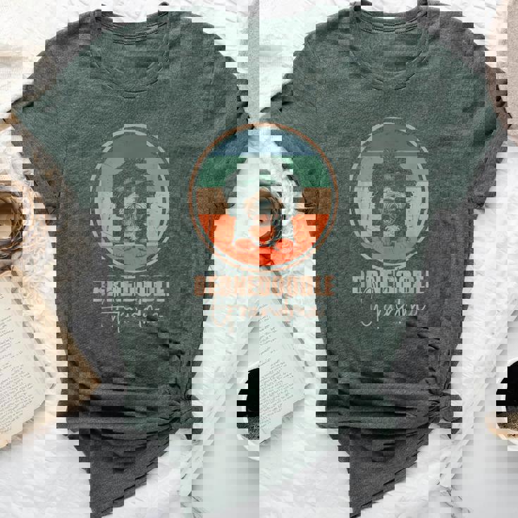 Vintage Bernedoodle Grandma Dog Owner Mom Bella Canvas T-shirt