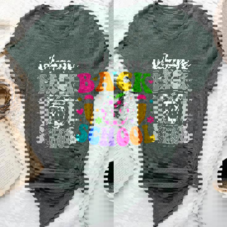 Welcome Back To School Teacher Happy First Day Of School Bella Canvas T-shirt