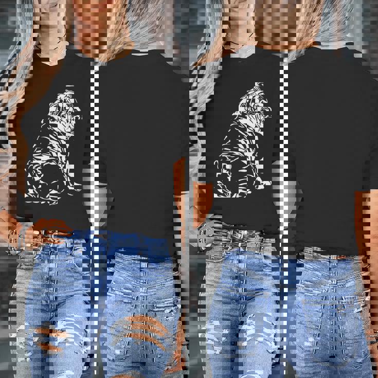 English Bulldog Dog Hund Gift Women's T-Shirt