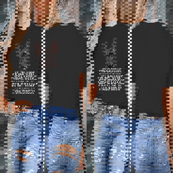 Every Snack You Make French Bulldog Mom And Frenchie Dad Women's T-Shirt
