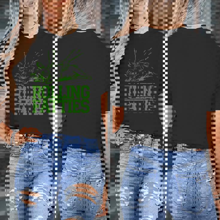 French Bulldog Rolling Fatties Dog Lover Puppy Owner Women's T-Shirt