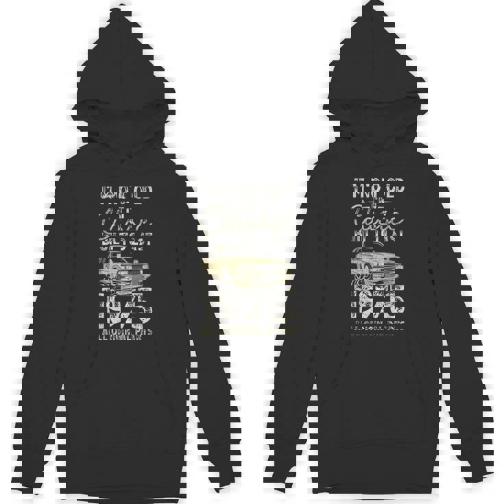 50 歳の誕生日、1975 年以来、クラシックカー、50 歳 Hoodie