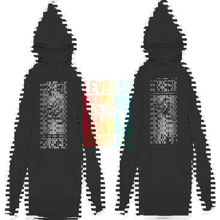 50歳 誕生日 男の子 男 レベル コンプリート 50歳 Hoodie