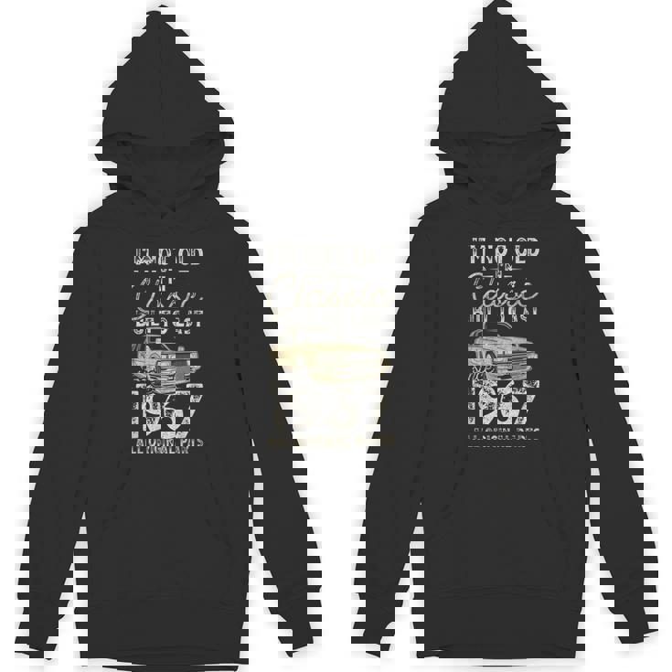 58 歳の誕生日、1967 年以来、クラシックカー、58 歳 Hoodie