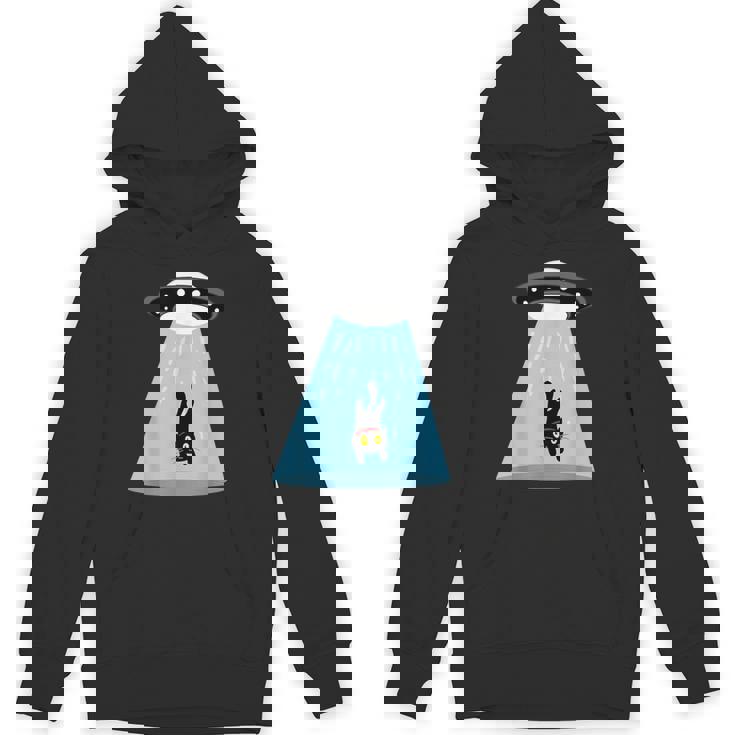 Alien Cat Abduction Ufo Cat Alien Abduction パーカー