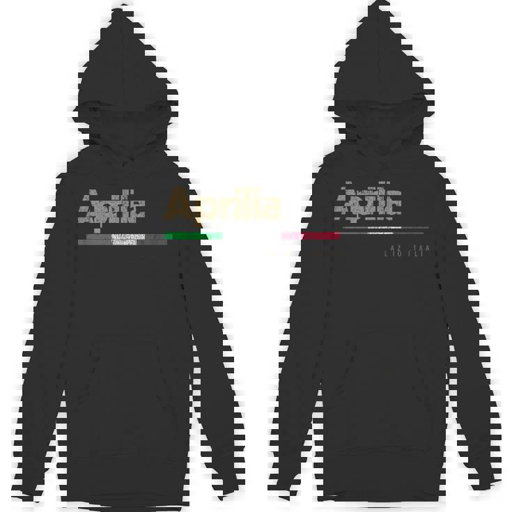 Aprilia イタリア都市レトロフラッグ イタリア パーカー