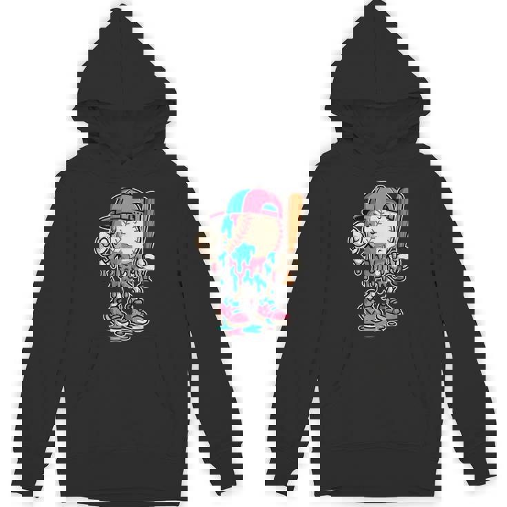 Baseball Drip For Boys Ice Cream Drip Baseball Hoodie