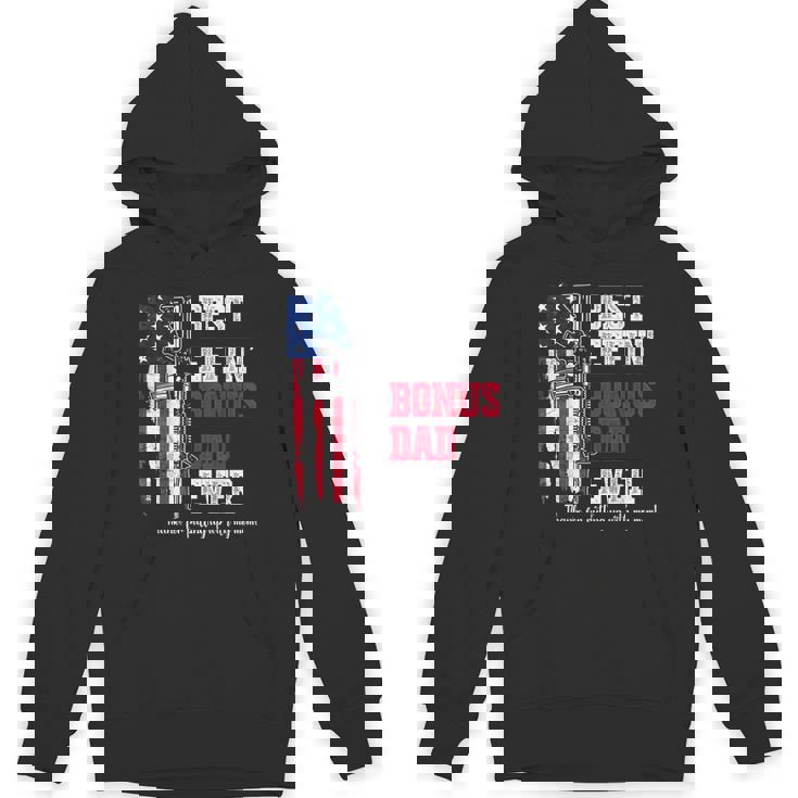 Best Effin' Bonus Dad Ever On Back Hoodie