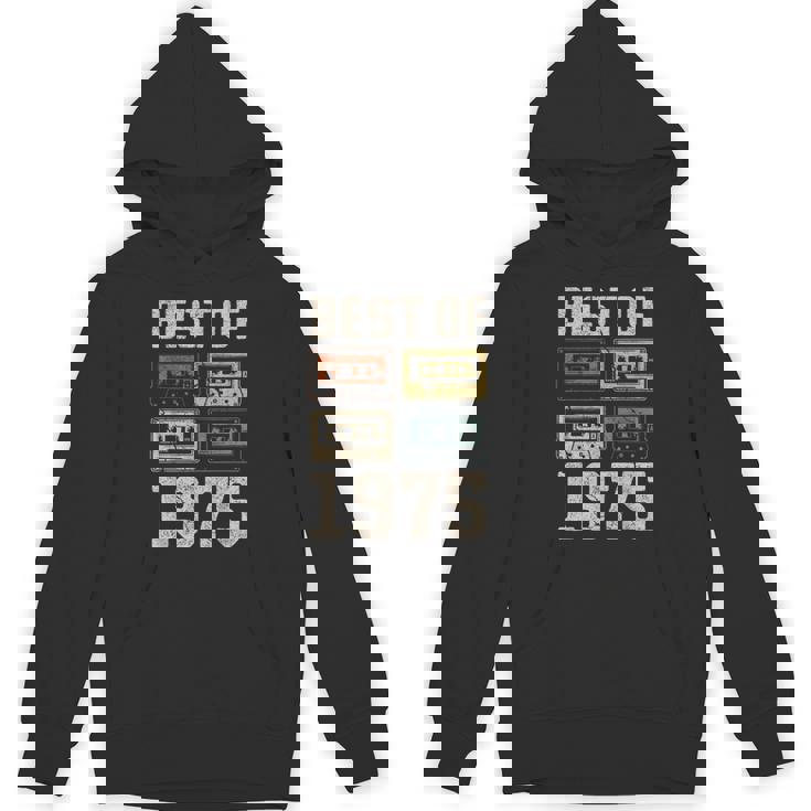 Best Of 1975 カセットテープ・レトロ 50歳の誕生日 パーカー