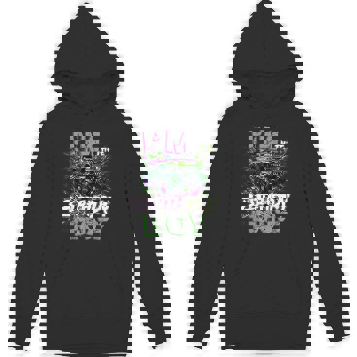 Im The Birthday Monster Truck Group Family Matching Party Hoodie