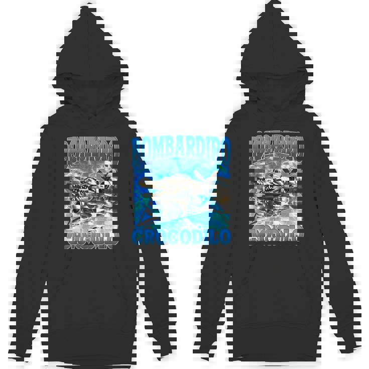 Bombardiro Crocodilo 面白い イタリアン ブレイン ミーム ブーツレッグ パーカー