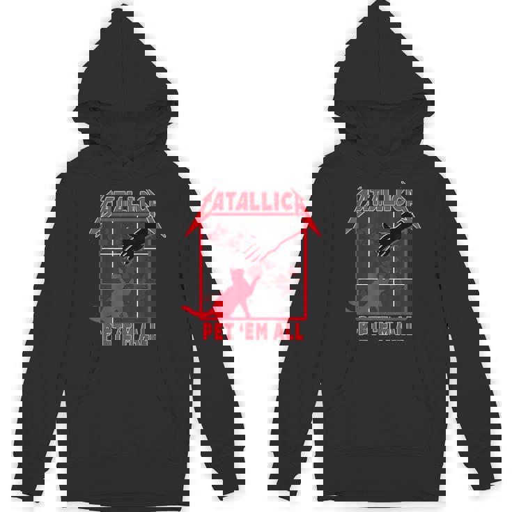 Catallica Pet 'Em All ファニーキャットtシャツ パーカー