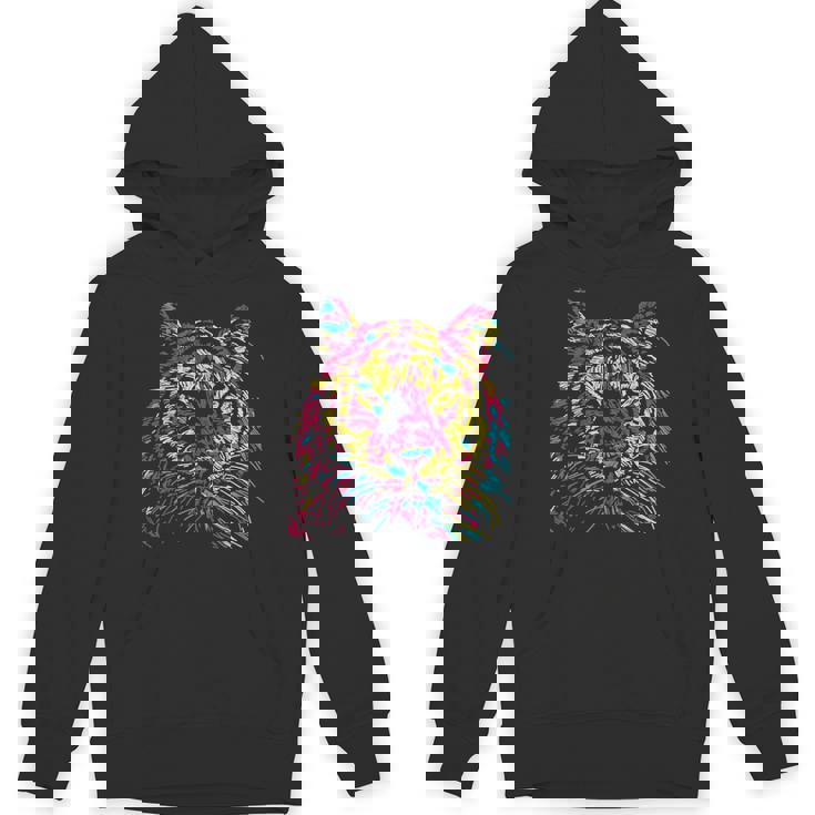 Colorful Tiger Tigers Fashion Graphic Hoodie