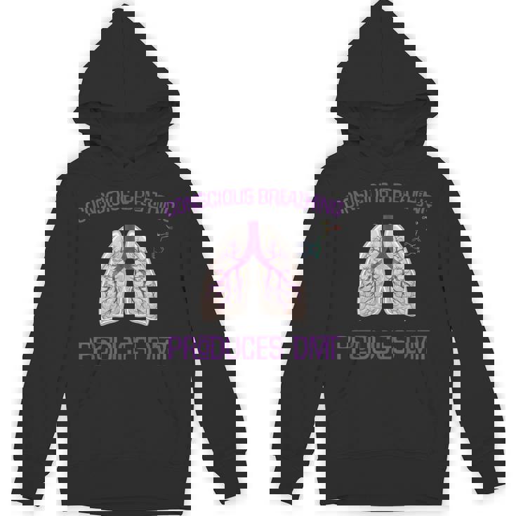 Conscious Breathing Produces Dmt分子トリッピーサイケデリック パーカー