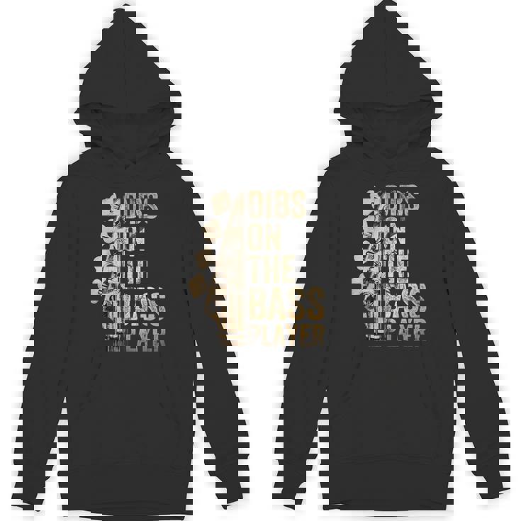 Dibs On The Bass Player ギターミュージシャン パーカー