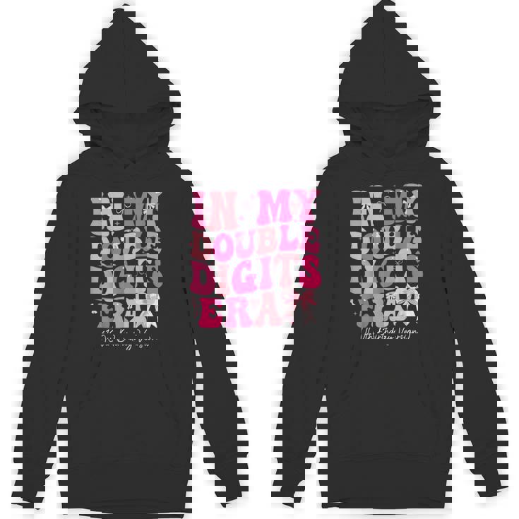 In My Double Digits Era 10Th Birthday Version Coquette Bow Hoodie