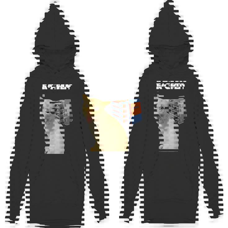 I Eat Cement Cursed Cat Weirdpecific Meme パーカー